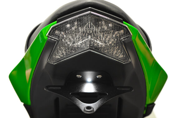 Blaster X Integrated Smoked Tail Light & Signals Kawasaki Z125