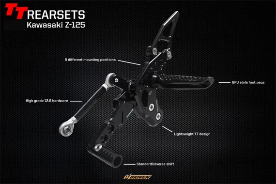 drp-724-copy_orig Driven Racing TT Rearsets for Kawasaki Z125