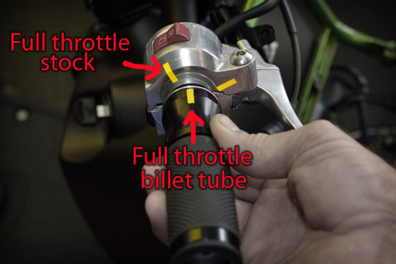 G2 Billet quick turn Throttle for Honda Ruckus