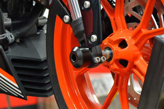 MNNTHBX Axle Sliders for KTM RC390 / 390 Duke