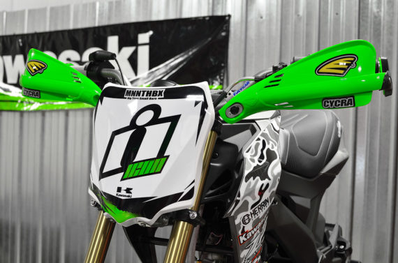 Cycra Composite Probend Green Handguards with Bar Mounts