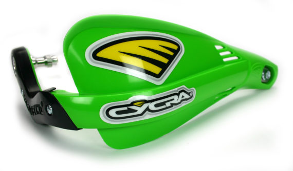Cycra Composite Probend Green Handguards with Bar Mounts