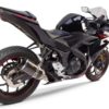 Two Brother Racing (TBR) S1R Black Edition slip on for Yamaha R3
