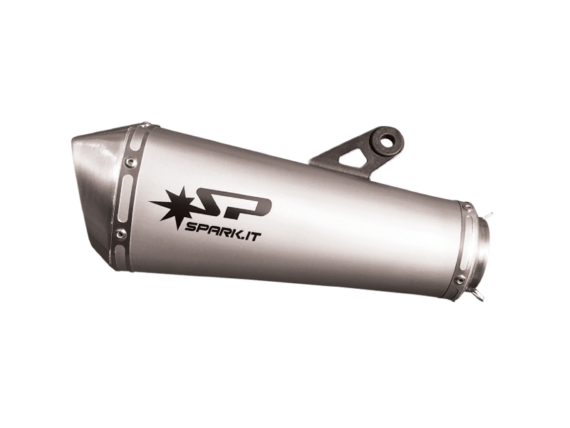 Spark "Konix" Dark Or Titanium Slip On Exhaust for 2018+ Kawasaki Ninja 400/ Z 400