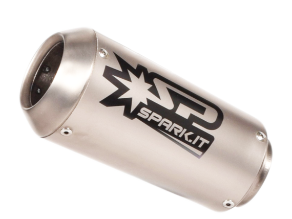SPARK CARBON OR TITANIUM "GP" SLIP-ON EXHAUST 2018+ KAWASAKI NINJA 400/ Z 400