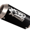 SPARK CARBON OR TITANIUM "GP" SLIP-ON EXHAUST 2018+ KAWASAKI NINJA 400/ Z 400