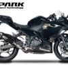 Spark "Konix" Dark Or Titanium Slip On Exhaust for 2018+ Kawasaki Ninja 400/ Z 400