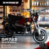 Shinko SR723 12" Tire (White Wall)