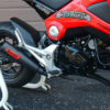 Brocks Performance Alien Head 2 Full System Black Cerakote 12" Muffler for Honda Grom 2014-2015