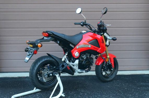 Brocks Performance Alien Head 2 Full System Black Cerakote 12" Muffler for Honda Grom 2014-2015