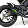 Brocks Performance Alien Head 2 Full System Black Cerakote 12" Muffler for Kawasaki Z125 Pro