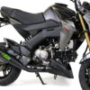 Brocks Performance Alien Head 2 Full System Black Cerakote 12" Muffler for Kawasaki Z125 Pro
