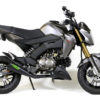 Brocks Performance Alien Head 2 Full System Black Cerakote 12" Muffler for Kawasaki Z125 Pro