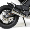 Brocks Performance ShortMeg 2 Full System 12" Polished Muffler for Kawasaki Z125