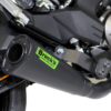 Brocks Performance Alien Head 2 Full System Black Cerakote 12" Muffler for Kawasaki Z125 Pro