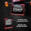 XK Glow LED Integrated brake and signal function Motorcycle License Plate Frame