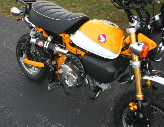 1461e TB Parts Full Exhaust for Honda Monkey 125 - (Carbon Fiber, Matte Black or Stainless Steel) *PRE ORDER CARBON FIBER*