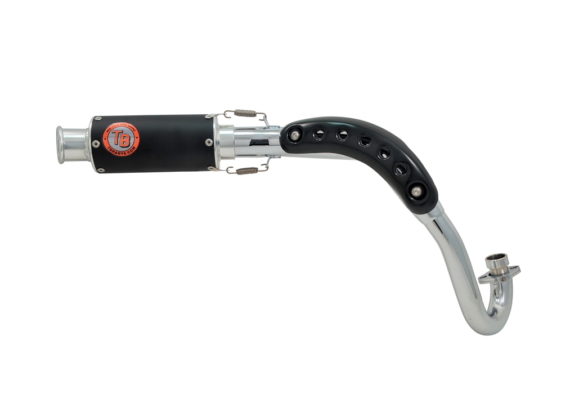 1461A TB Parts Full Exhaust for Honda Monkey 125 - (Carbon Fiber, Matte Black or Stainless Steel) *PRE ORDER CARBON FIBER*
