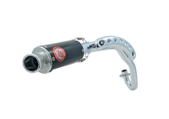 1460 TB Parts Full Exhaust for Honda Monkey 125 - (Carbon Fiber, Matte Black or Stainless Steel) *PRE ORDER CARBON FIBER*