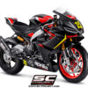 SC Project SC1-R Full Exhaust for Aprilia RS660. (Stainless Header)
