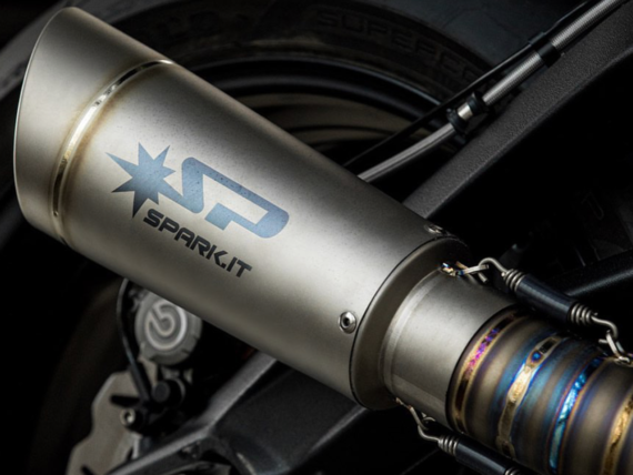 SPARK TRIUMPH DAYTONA 765 Moto2 "GRID-O" TITANIUM FULL EXHAUST SYSTEM (WSBK EVOLUTION)