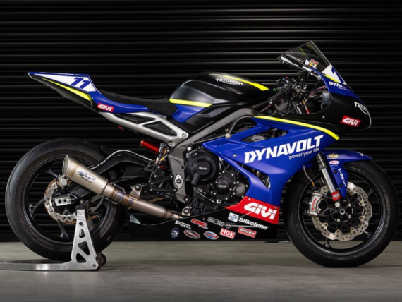 SPARK TRIUMPH DAYTONA 765 Moto2 "GRID-O" TITANIUM FULL EXHAUST SYSTEM (WSBK EVOLUTION)