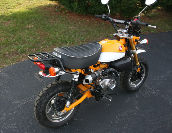 1485B Honda Monkey 125 Black Luggage Rack
