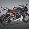 Yoshimura Alpha T Stainless Slip On Exhaust for Triumph Daytona 675