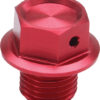 Magnetic Oil Drain Plug - Available in Blue or Red