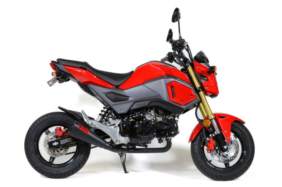 Brocks Performance Alien Head 2 Full System Black Cerakote 12" Muffler for Honda Grom 2016-2021