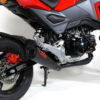 Brocks Performance ShortMeg 2 Full System Black Cerakote 12" Muffler for Honda Grom 2016-2021