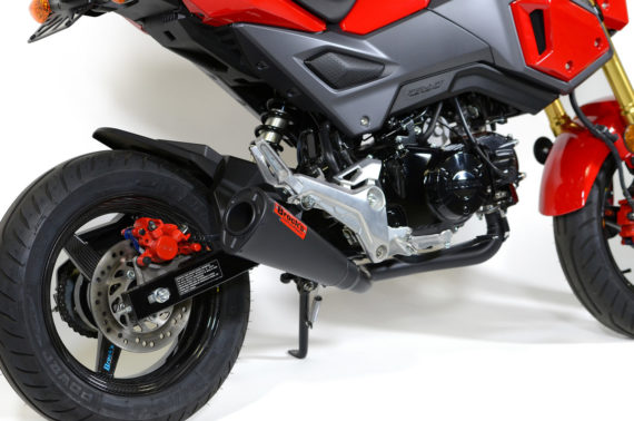 Brocks Performance Alien Head 2 Full System Black Cerakote 12" Muffler for Honda Grom 2016-2021