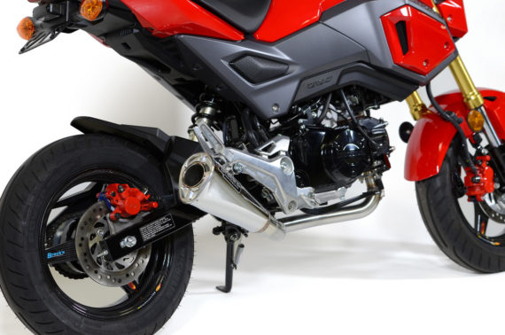 Brocks Performance Alien Head 2 Full System 12" Muffler for Honda Grom 2016-2021
