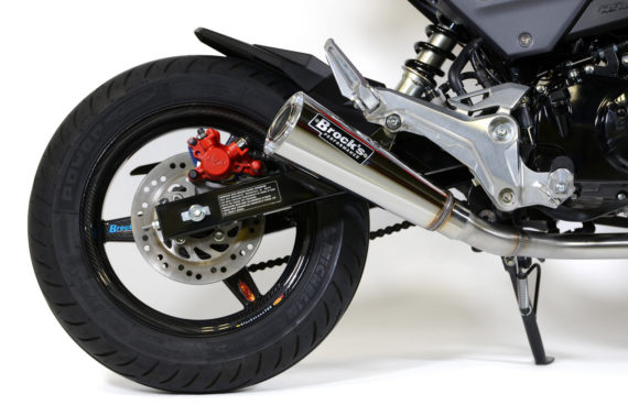 Brocks Performance ShortMeg 2 Full System 12" Muffler for Honda Grom 2014-2015