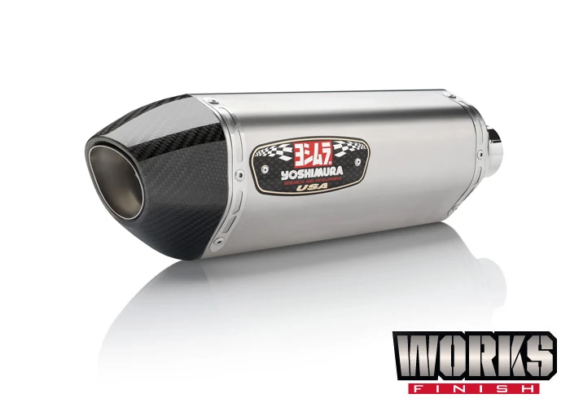 Yoshimura R-77 Full Exhaust Stainless with Stainless Muffler for Yamaha FZ07/MT07/2022+ R7