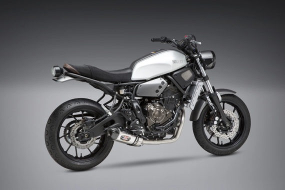 Yoshimura R-77 Full Exhaust Stainless with Stainless Muffler for Yamaha FZ07/MT07/2022+ R7