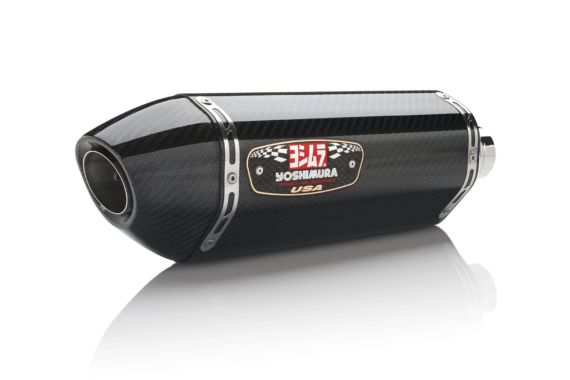 Yoshimura R-77 Full Exhaust Stainless with Carbon Muffler for Yamaha FZ07/MT07/2022+ R7