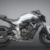 Yoshimura R-77 Full Exhaust Stainless with Carbon Muffler for Yamaha FZ07/MT07/2022+ R7