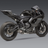 Yoshimura R-77 Full Exhaust Stainless with Carbon Muffler for Yamaha FZ07/MT07/2022+ R7