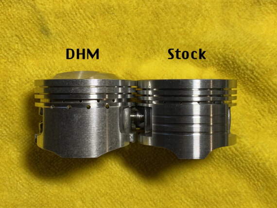 DHM High Compression Stock Bore Piston (Gen 2) for Honda Grom 2014-2021