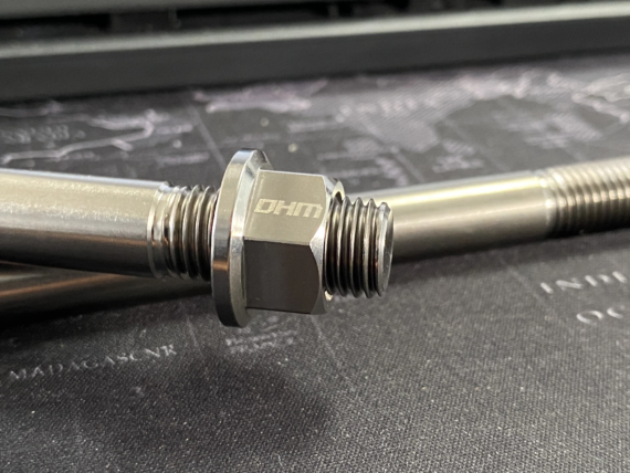 image DHM Titanium Axle & Swingarm Kit