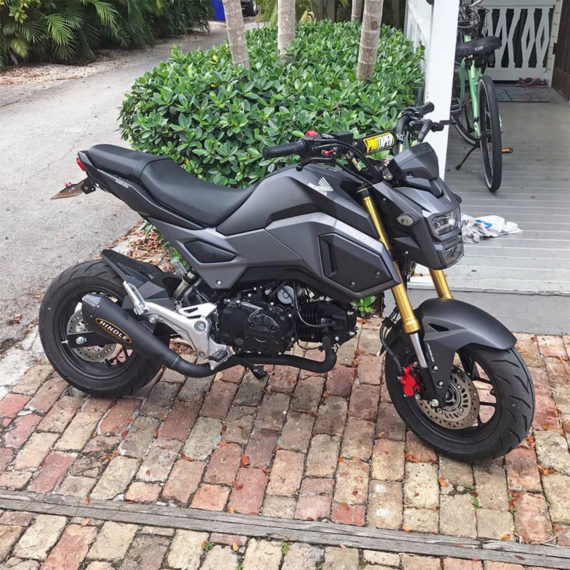 Hindle Evo Megaphone Full Exhaust for 2017-2021 Honda Grom (4 MUFFLER COLOR OPTIONS)