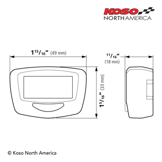 BA074000-03_img KOSO RPM & Hour Meter