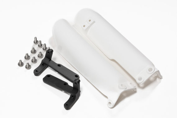 Grom Fork Guards w/ Brackets - Black or White