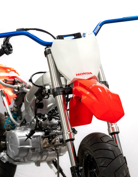 CRF 110 Fender & Number Plate Mounts for Grom fork conversion
