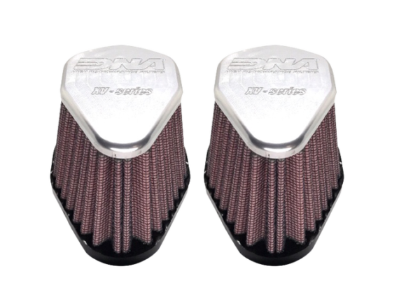 DNA Stage 3 Dual Intake System - 2022+ Honda Monkey (BLACK or BILLET Airfilter End Cap Color Options)