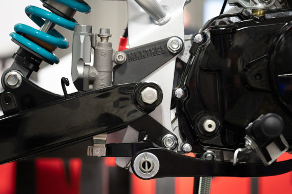 NZ6_3534 CRF110 Rear Master Cylinder & Brake Pedal Mount Kit