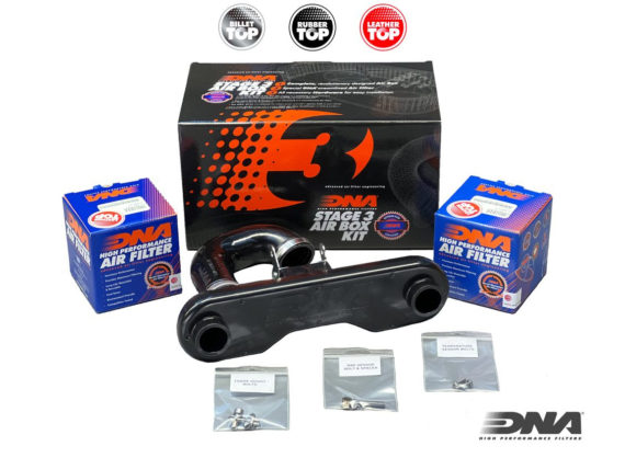 DNA Stage 3 Dual Intake System - 2022+ Honda Monkey (BLACK or BILLET Airfilter End Cap Color Options)