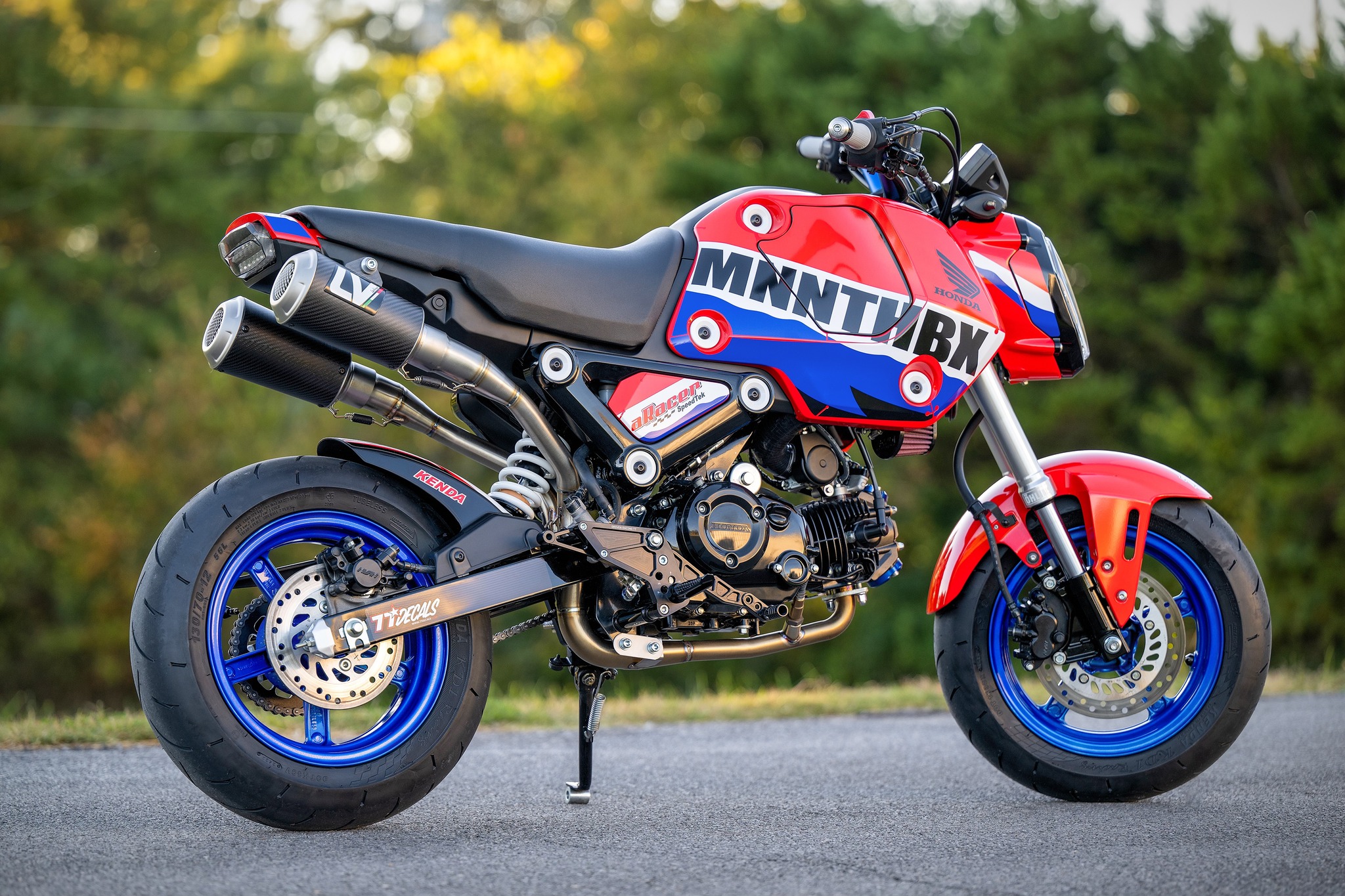 Leo Vince Dual High Mount Full Exhaust system for the 2022+ Honda