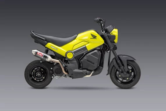 YOSHIMURA RACE MINI RS-2 WORKS FINISH STAINLESS FULL SYSTEM WITH CARBON MUFFLER - HONDA NAVI
